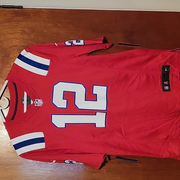 NWT Nike NFL Mens New England Patriots Tom Brady Red Jersey Size Med